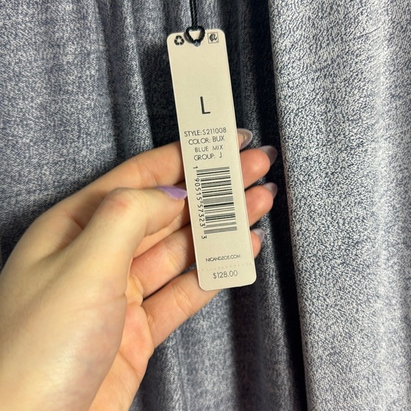 NWT NIC + Zoe Eaze Marl Cardigan and Wide Leg Pant Lounge Matching Set Large - Picture 6 of 16